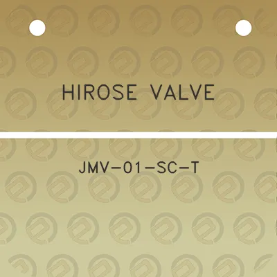 hirose-valve-jmv-01-sc-t