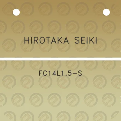 hirotaka-seiki-fc14l15-s