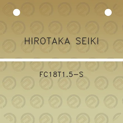 hirotaka-seiki-fc18t15-s