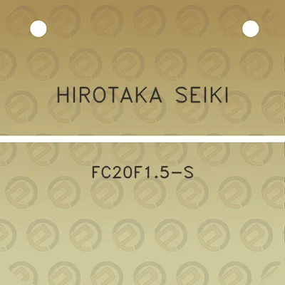 hirotaka-seiki-fc20f15-s