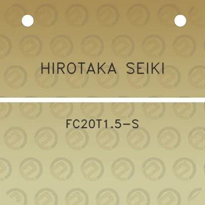 hirotaka-seiki-fc20t15-s