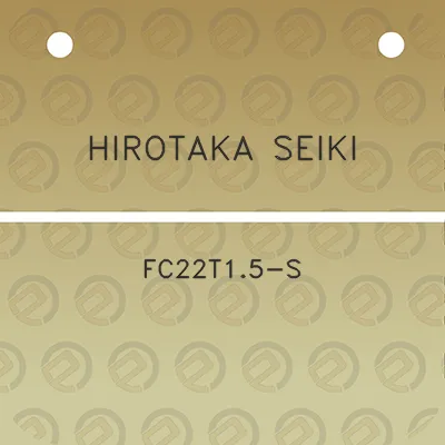 hirotaka-seiki-fc22t15-s