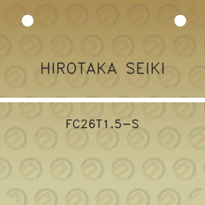 hirotaka-seiki-fc26t15-s