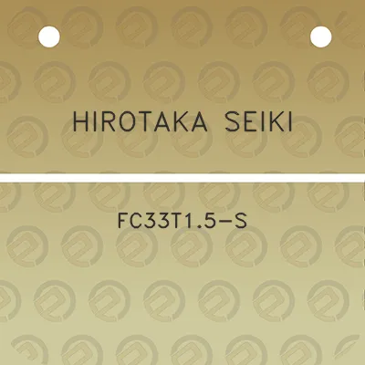 hirotaka-seiki-fc33t15-s