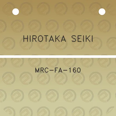 hirotaka-seiki-mrc-fa-160