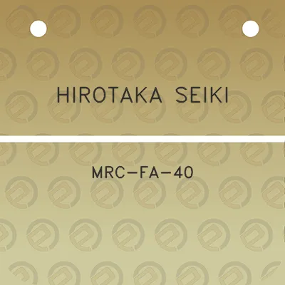 hirotaka-seiki-mrc-fa-40