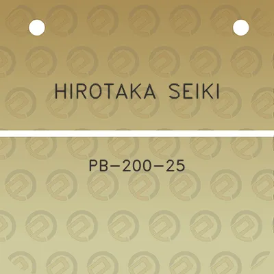 hirotaka-seiki-pb-200-25