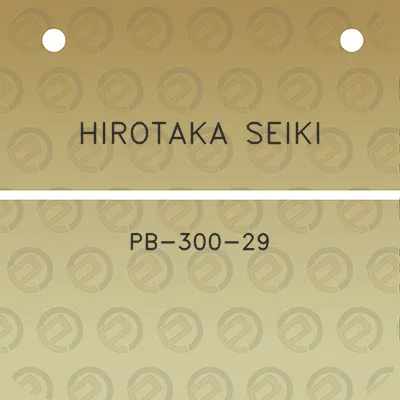 hirotaka-seiki-pb-300-29