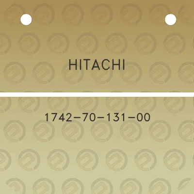 hitachi-1742-70-131-00