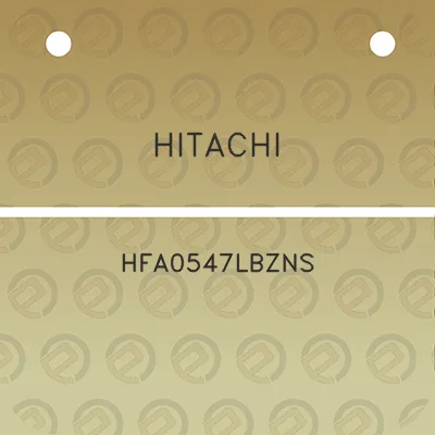 hitachi-hfa0547lbzns