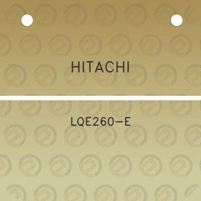 hitachi-lqe260-e