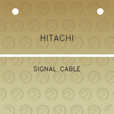 hitachi-signal-cable