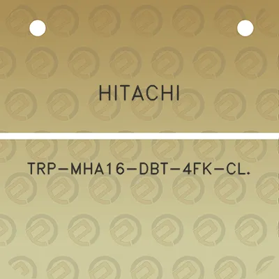 hitachi-trp-mha16-dbt-4fk-cl