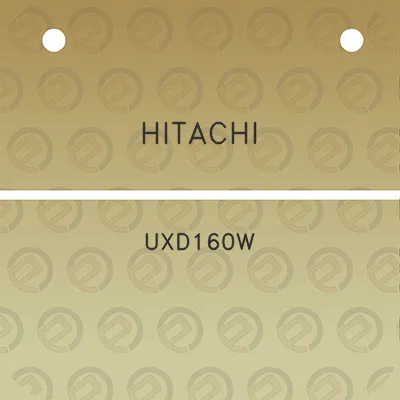 hitachi-uxd160w