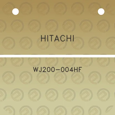 hitachi-wj200-004hf