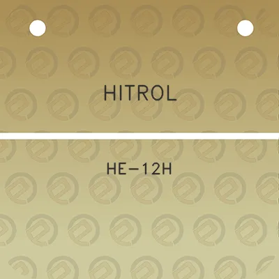 hitrol-he-12h