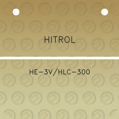 hitrol-he-3vhlc-300