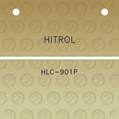 hitrol-hlc-901p