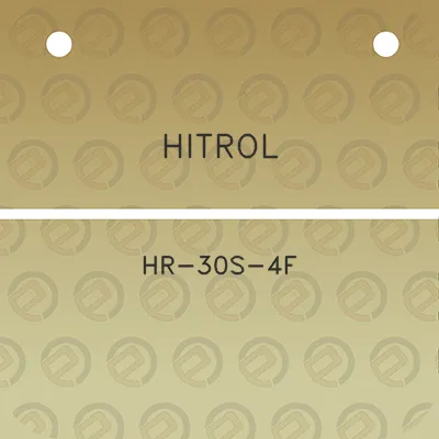 hitrol-hr-30s-4f