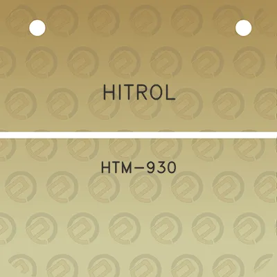 hitrol-htm-930