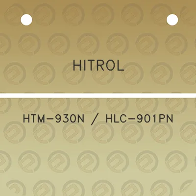 hitrol-htm-930n-hlc-901pn