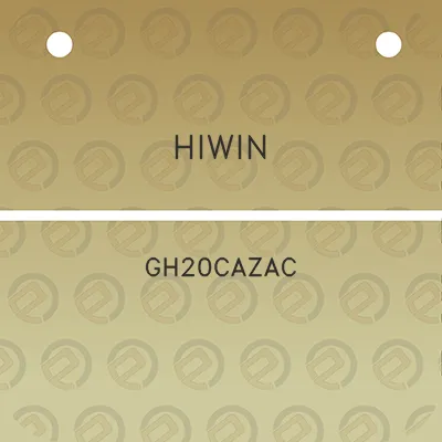 hiwin-gh20cazac