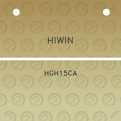 hiwin-hgh15ca