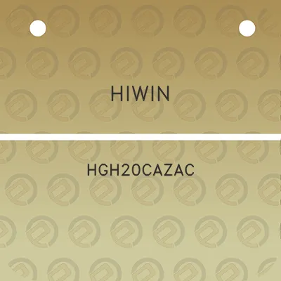 hiwin-hgh20cazac