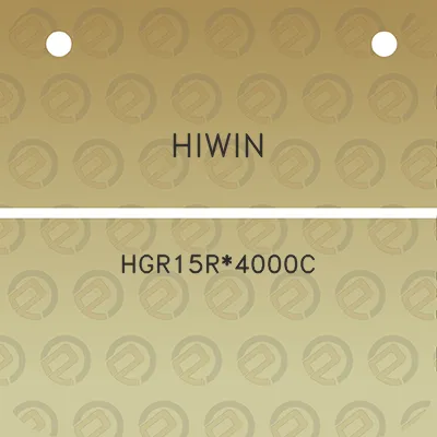 hiwin-hgr15r4000c