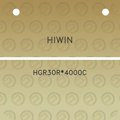 hiwin-hgr30r4000c