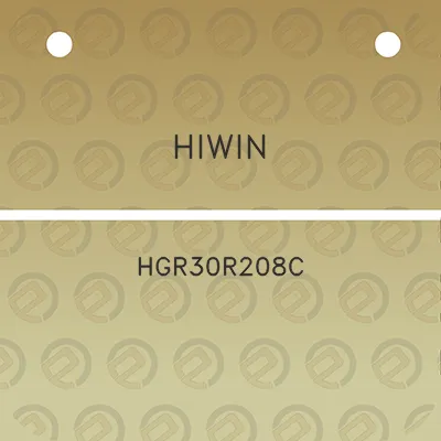 hiwin-hgr30r208c