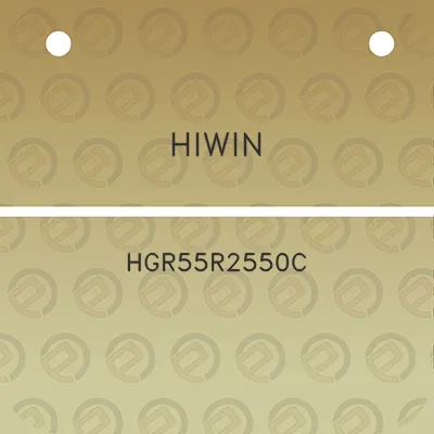 hiwin-hgr55r2550c