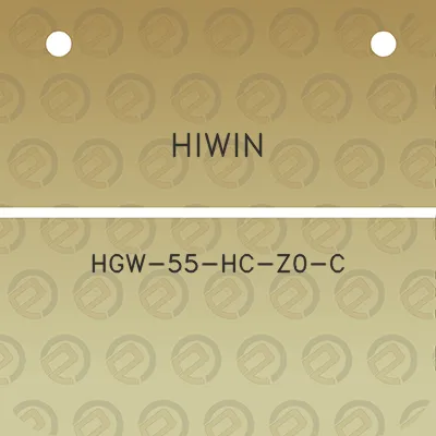 hiwin-hgw-55-hc-z0-c