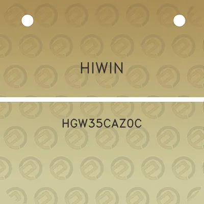 hiwin-hgw35caz0c