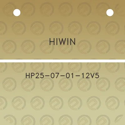 hiwin-hp25-07-01-12v5