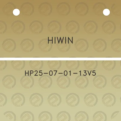 hiwin-hp25-07-01-13v5