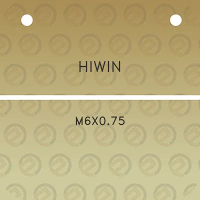 hiwin-m6x075