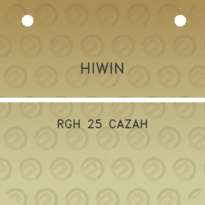 hiwin-rgh-25-cazah