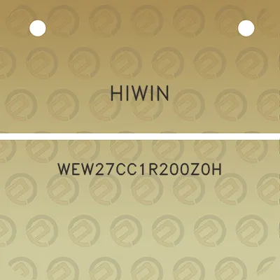 hiwin-wew27cc1r200z0h