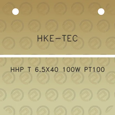 hke-tec-hhp-t-65x40-100w-pt100