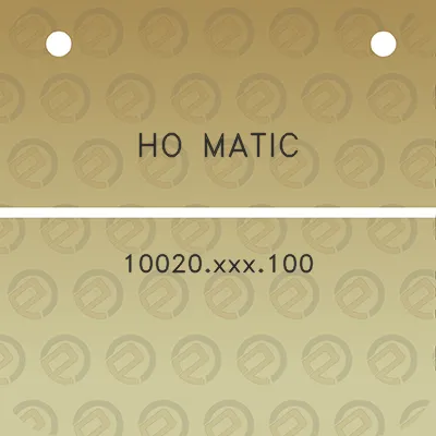 ho-matic-10020xxx100