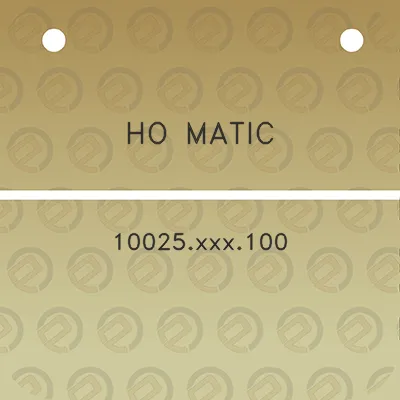 ho-matic-10025xxx100