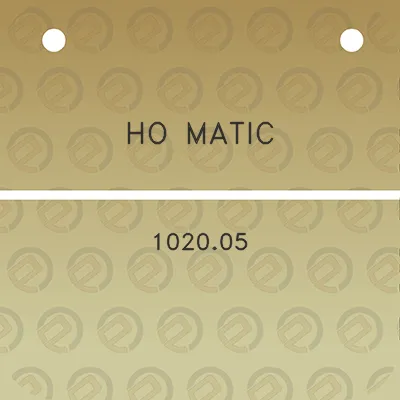 ho-matic-102005