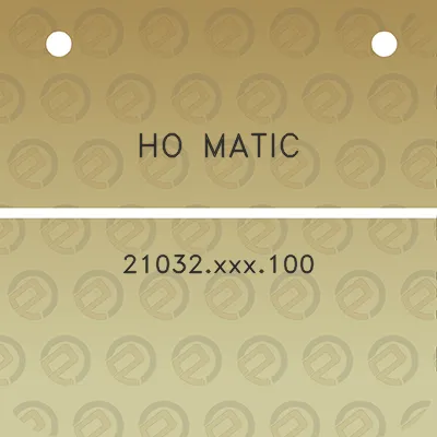 ho-matic-21032xxx100