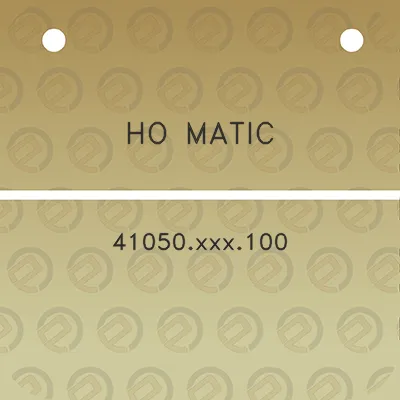 ho-matic-41050xxx100