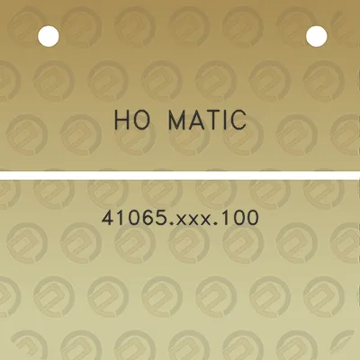 ho-matic-41065xxx100