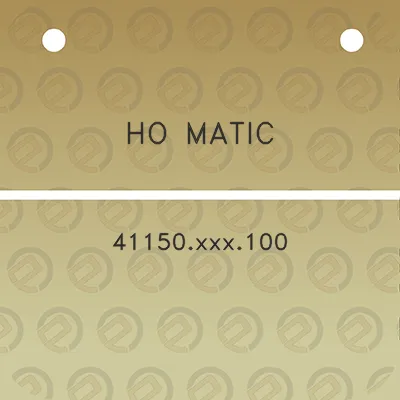 ho-matic-41150xxx100