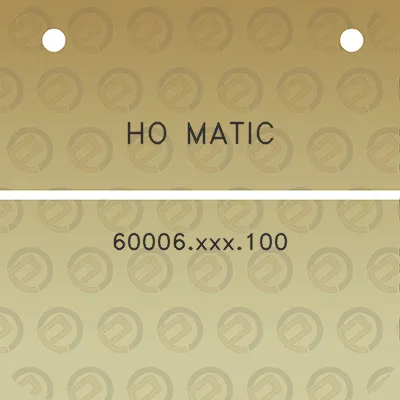 ho-matic-60006xxx100