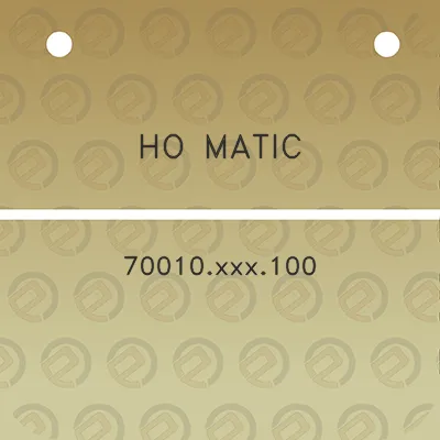 ho-matic-70010xxx100