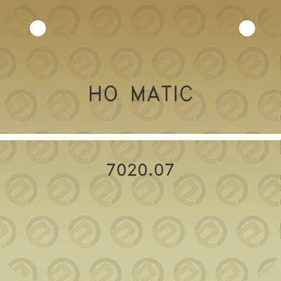 ho-matic-702007